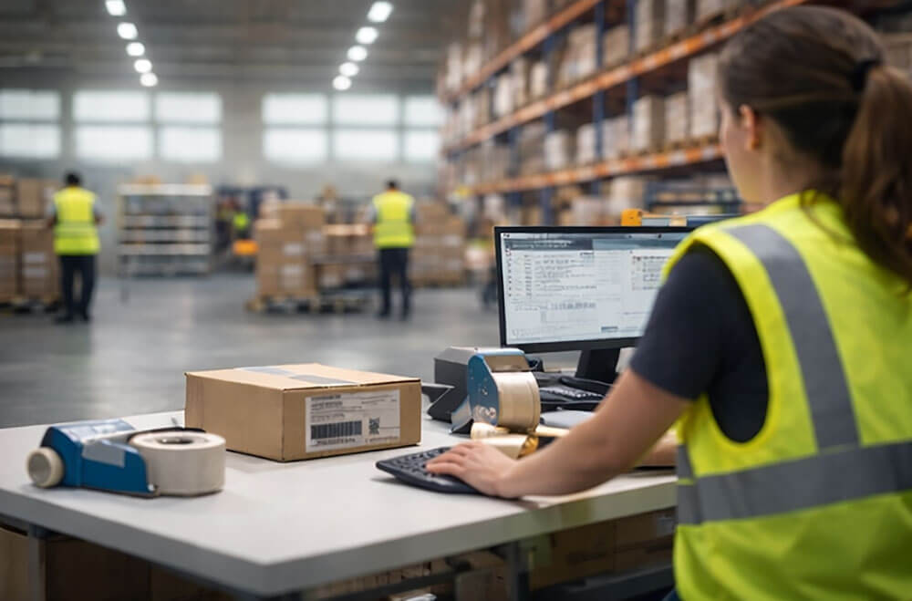 Lager i Jordbro industriområde